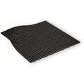 Vibration Isolation Pad, Neoprene, 720 lb. Max. Steady Load, 4" Length, 4" Width, 3/8" Height