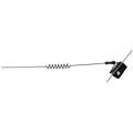 Window Mount CB Antenna, 36 in Antenna Length, Black, 26 to 30 MHz, 4 W Power Rating