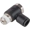 Flow Control Valve, 1/8" Push To Connect Valve Inlet Port, 145 psi, Directions Controlled : 1