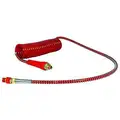 Tectran AB Aircoil, 15 ft. . L with 48" x 12" Lead Length, Red