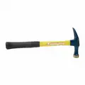 Klein Tools Fiberglass Straight Claw Hammer, 18.0 Head Weight (Oz.), Fiberglass, 1" Face Dia.