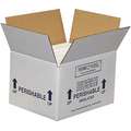 Thermochill Insulated Shipping Kit, Inside Width 4-1/2", Inside Length 6", Inside Depth 3", 1 EA