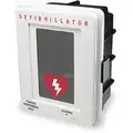 Allegro Defibrillator Storage Cabinet, White, 18" H x 14" W x 9-1/2" D