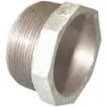 Bung Adapter, Galvanized Steel, 2" Bung Connection Dia., For Container Type Drum