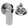 ADA Concealed Latch Knobs for Steel Partition, 1-1/2"H x 4-1/4"W x 1-1/2" Thickness