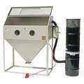 ALC Siphon-Feed Abrasive Blast Cabinet, Work Dimensions: 23" x 48" x 24", Overall: 48" x 60" x 24"