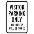 Visitor Parking Sign,18" x 12"