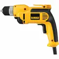 Dewalt 3/8" Electric Drill Kit, 8.0 Amps, Pistol Grip Handle Style, 0 to 2500 No Load RPM, 120VAC