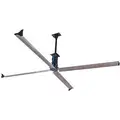 Skyblade 4-Blade Ceiling Fan, 230V, 15 to 40 ft. Mounting Height, Variable-Speed, 16 ft. Blade Dia., 65 RPM