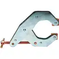Kant-Twist Cantilever Clamp: 10 in Max. Opening, 7 in Throat Dp, Zinc Plated, Copper Plated Steel