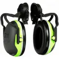 3M Hard Hat Mounted, Full Brim only Ear Muffs, 26dB Noise Reduction Rating NRR, Dielectric Yes