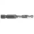 Drill/Tap/Countersink, High Speed Steel, 1/4"-20, Bright (Uncoated) Finish