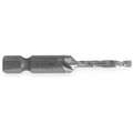 Drill/Tap/Countersink, High Speed Steel, #6-32, Bright (Uncoated) Finish