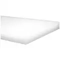 Sheet Stock, HDPE, 8 ft.L x 48"W x 0.375" Thick, 176 Max. Temp. (F), Off-White