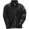 Tingley Jacket: Jacket, Men's, Jacket Garment, 5XL, Black, Regular, Polyester, 300 g Fabric Wt