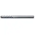 Widia Metal Removal Carbide Bur, Shape Cylindrical Ball Nose, 9/16" Length of Cut