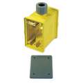 Hubbell Wiring Device-Kellems Portable Outlet Box, Number of Gangs 1, Number of Inlets 1, 4.82" Length, 4.2" Width