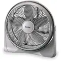 20" Floor Fan, Non-Oscillating, 120V AC, Number of Speeds 3