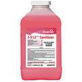 Diversey Sanitizer Concentrate: J-512, Fits J-Fill Dispenser Series, 2.5 L, Unscented, 2 PK