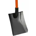 Nupla Nonconductive Square Point Shovel: 27 in Handle Lg, 9 7/8 in Blade Wd, 11 1/2 in Blade Lg