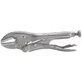Straight Jaw Locking Pliers, Jaw Capacity: 1-5/16", Jaw Length: 1-3/16", Jaw Thickness: 5/16"