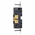 Hubbell Wiring Device-Kellems 15A Commercial Receptacle, Black; Tamper Resistant: Yes