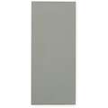 42" Urinal Screen Urinal Partition, Solid Plastic Polymer, Gray