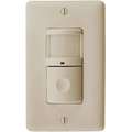 Wall Switch Box Hard Wired Motion Sensor, 1200 sq. ft. Passive Infrared, Ivory