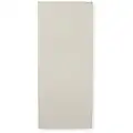 Bathroom Partition Components: 26 in Wd, 55 in Ht, 1 in Thick, Cream