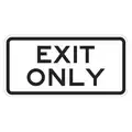 Lyle Engineer Grade Aluminum Exit Sign For Parking Lots; 12" H x 24" W