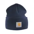 Knit Cap, Size Universal, Navy Blue, Covers Head, Ears, Watch Cap