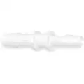 Barbed Reducing Coupler, Polypropylene, 3/8" x 1/4" Barb Size, White