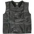 Allegro Cooling Vest: Compressed Air, L, Black, PVA, Continuous, Hook-and-Loop, Male