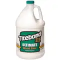 Titebond Wood Glue: III Ultimate, Extended Working Time, Interior/Exterior, 1 gal, Jug, Light Brown