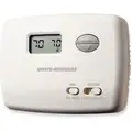 Emerson Low Voltage Thermostat: Digital, Heat or Cool, Manual, B / G / O / RC / RH / W / Terminal Designations