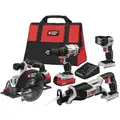 Porter Cable 20V MAX Cordless Combination Kit, 20.0 Voltage, Number of Tools 4