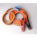 Westward Heavy Duty 20 ft. Plug-In, Standard Jaw Booster Cable, Black, Orange