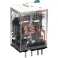 Schneider Electric 24VDC Coil Volts, General Purpose Relay, 12A @ 277VAC/12A @ 28VDC Contact Rating, Square