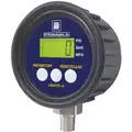SSI Digital Pressure Gauge: 0 to 30 psi, For Dry Air & Gases, 1/4" NPT Male, Bottom, 2 1/2" Dial