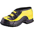 Overshoe, Men's, Fits Shoe Size 10, Ankle Shoe Style, Rubber Outsole Material, 1 PR