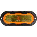 Truck-Lite 60292Y 60 Series LED, Oval Front, Park, Turn Light with Fit 'N Forget S.S. Connection