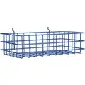 Storage Basket: Rack Basket, Steel, Powder Coated, 6 qt Storage Capacity