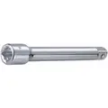 Westward 6" Socket Extension with 1/2" Drive Size and Full Polish Finish