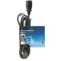 Power First 8 ft. Indoor Extension Cord; Max Amps: 13.0, Number of Outlets: 1, Black