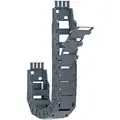 Cable and Hose Carrier: Zipper, 1 Channels, 0.7" Cavity Ht, 1.5" Cavity Wd, 36" Lg
