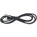 8 ft. Power Cord with SJO NEC Cord Designation, 18/3 Gauge/Conductor, and 10 Max. Amps