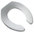 Round, Standard Toilet Seat Type, Open Front Type, Includes Cover No, White, Slow Close Hinge