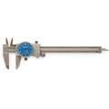 Mitutoyo 0-6" Range Stainless Steel Inch Dial Caliper with 0.001" Graduations