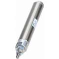 1-1/2" Air Cylinder Bore Dia. with 6" Stroke Stainless Steel , Nose Mounted Air Cylinder