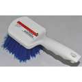 8" L Polypropylene Short Handle Scrub Brush, White